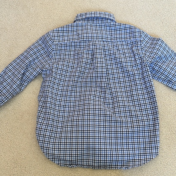 Ralph Lauren boy size 4/4T natural stretch, long sleeve button-down - Picture 5 of 6